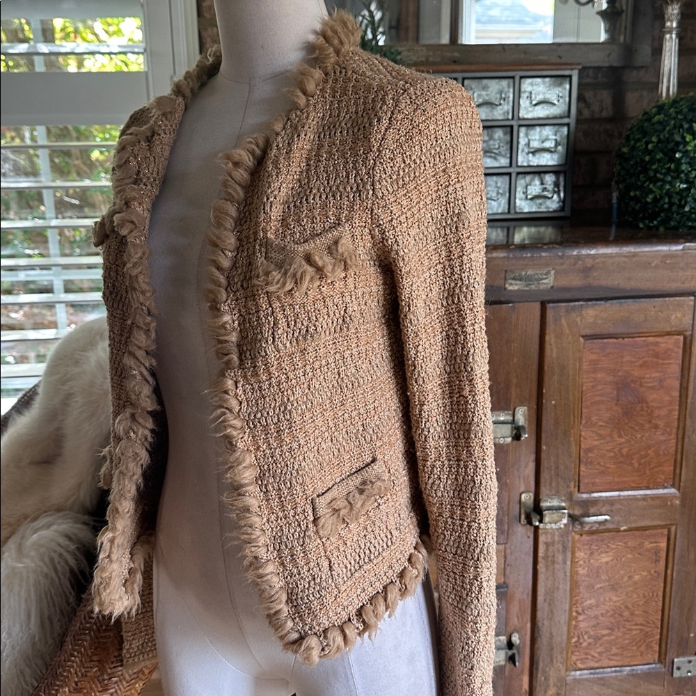 LILLY PULITZER METALLIC CARDIGAN SMALL - Picture 3 of 7